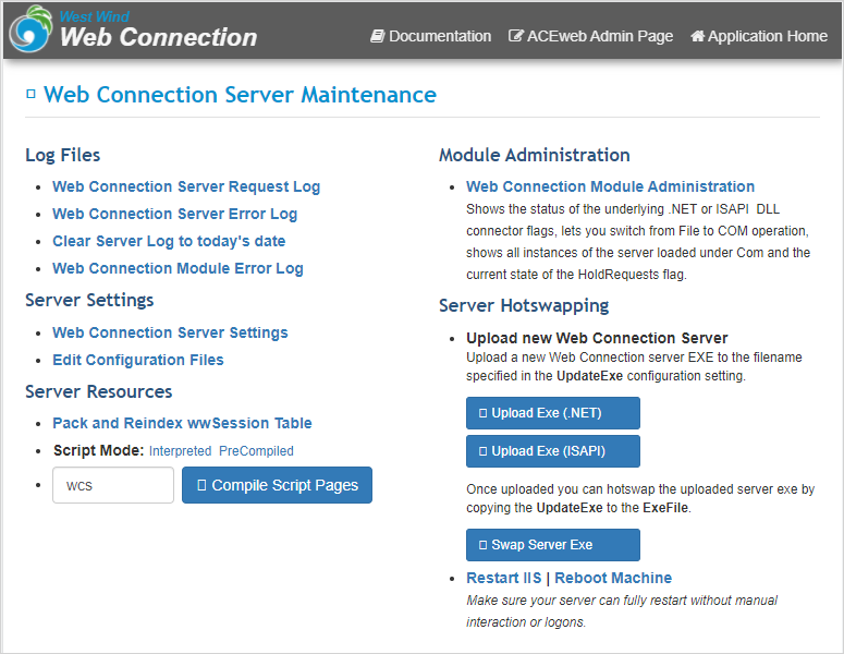 Server Maintenance